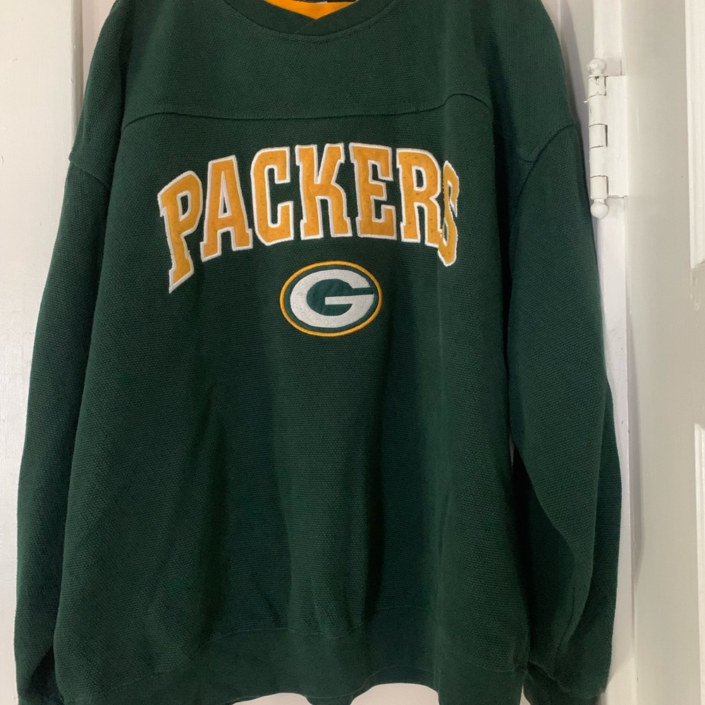 Lee Green and Gold Crewneck Sweater